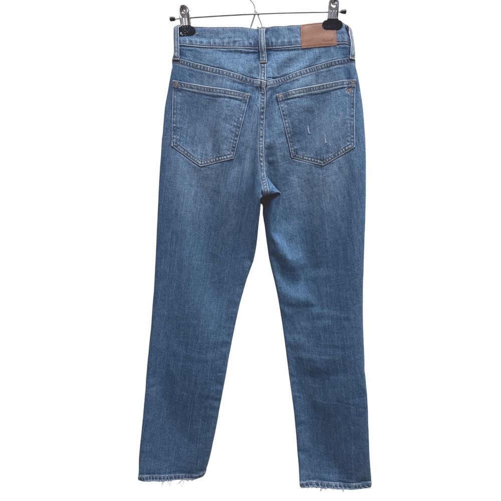 Madewell The Perfect Vintage Crop Jean High Rise Blue Size 24 Tapered Leg Denim - Picture 3 of 10